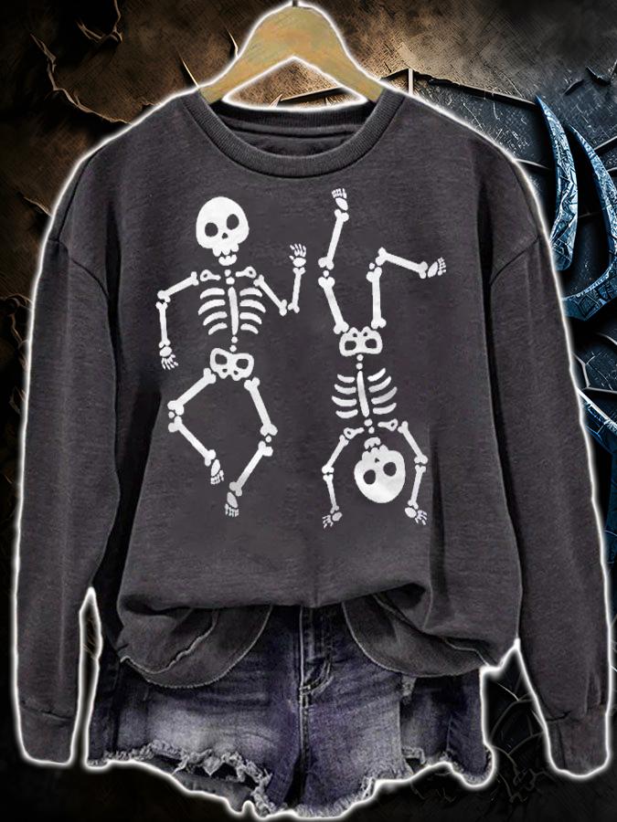 Kids Dancing Skeletons Halloween Shirt For Boy Girl Youth Toddler Shirt sweatshirt