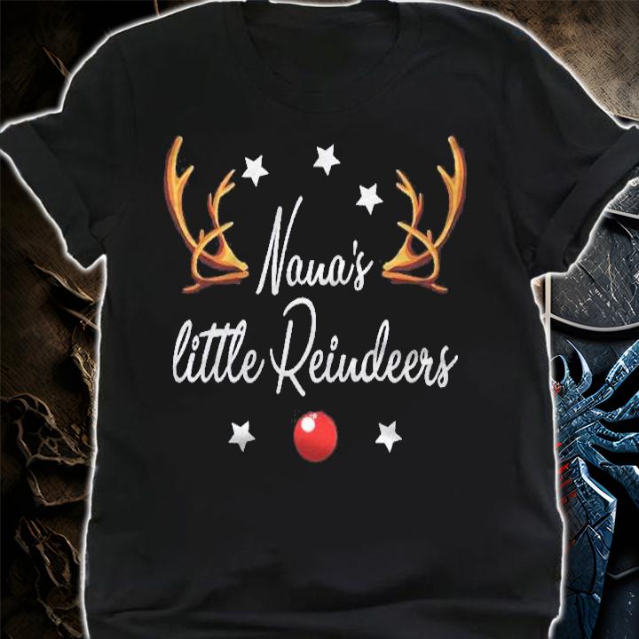 Nanas Little Reindeers Funny Reindeers Christmas Shirt shirt