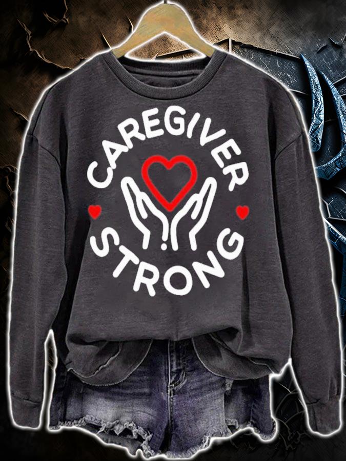 Official Caregiver Strong Shirt sweatshirt