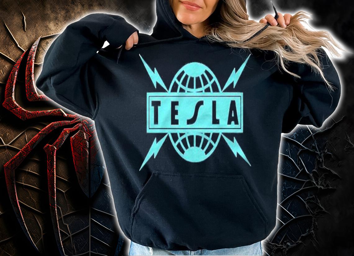 Tesla Band Logo Men Women Gift T-shirt hoodie