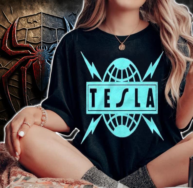 Tesla Band Logo Men Women Gift T-shirt woman shirt