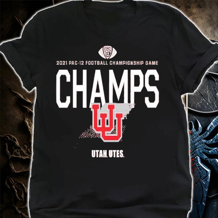 Utah Utes Blue 84 2021 PAC-12 Football Conference Champions Locker Room Shirt shirt