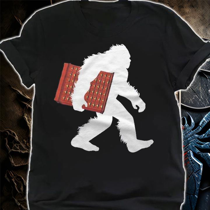 Librarian Bigfoot Carrying Library Card Catalog Sasquatch Shirt shirt