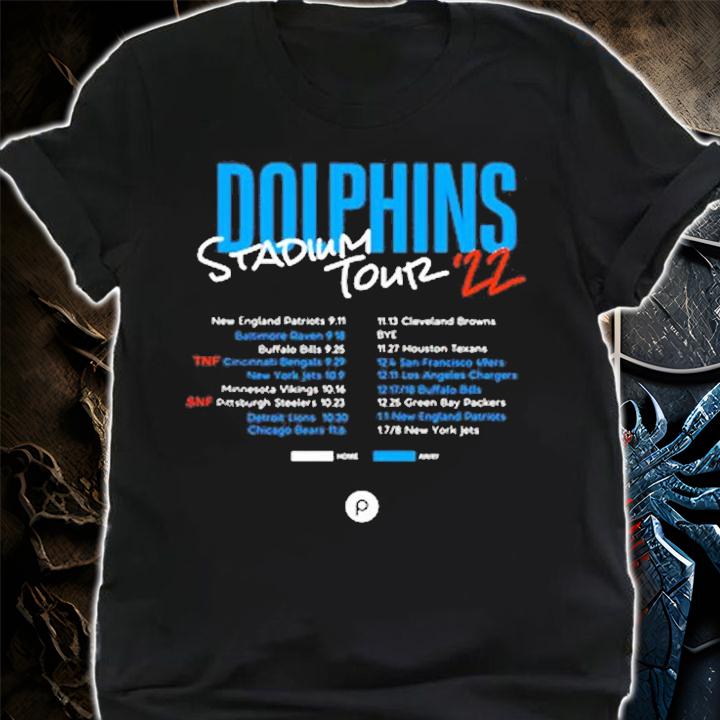 Dolphins Stadium Tour 22 T-Shirt shirt