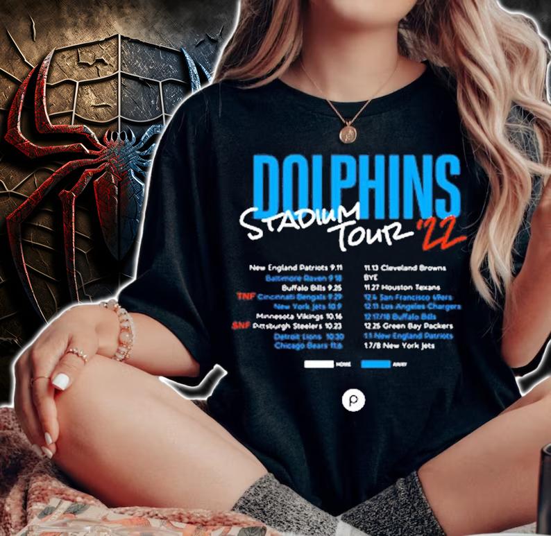 Dolphins Stadium Tour 22 T-Shirt woman shirt