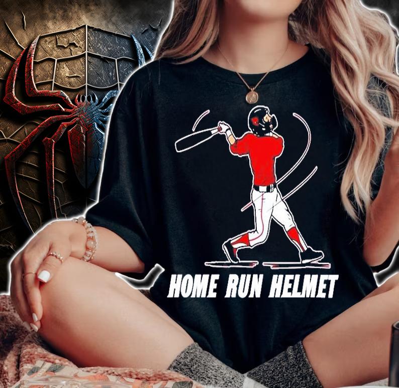 Home Run Helmet Barstool Louisville Lou Homerun T-Shirt woman shirt