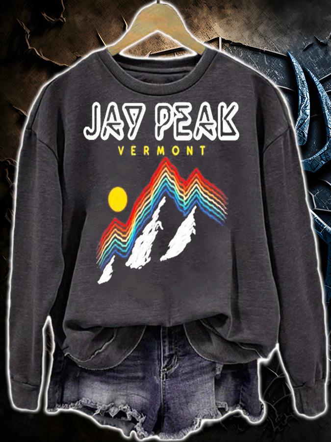 Jay Peak, Vermont  Jay Peak Ski Resort 1980S Retro Pullover T-Shirt sweatshirt