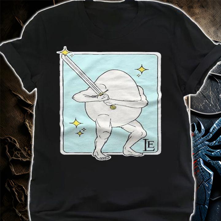 Leggy Eggy Knight funny T-shirt shirt