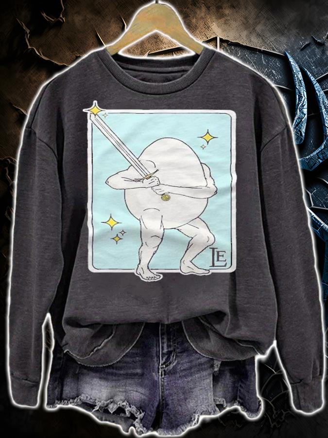 Leggy Eggy Knight funny T-shirt sweatshirt