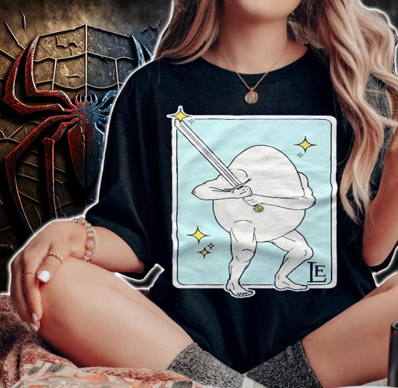 Leggy Eggy Knight funny T-shirt woman shirt