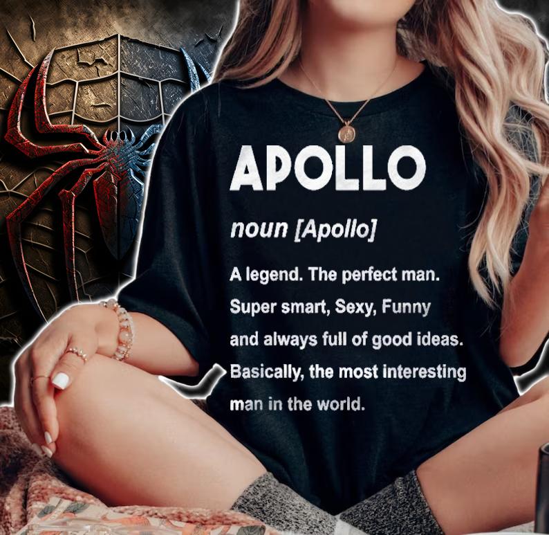 Mens Apollo Name Apollo Shirt woman shirt