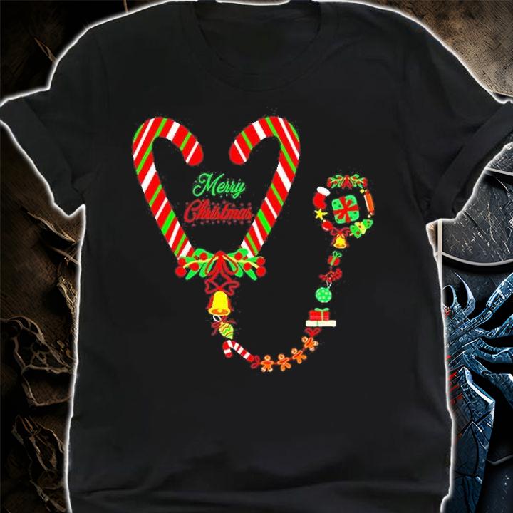 Merry Christmas Stethoscope T-Shirt