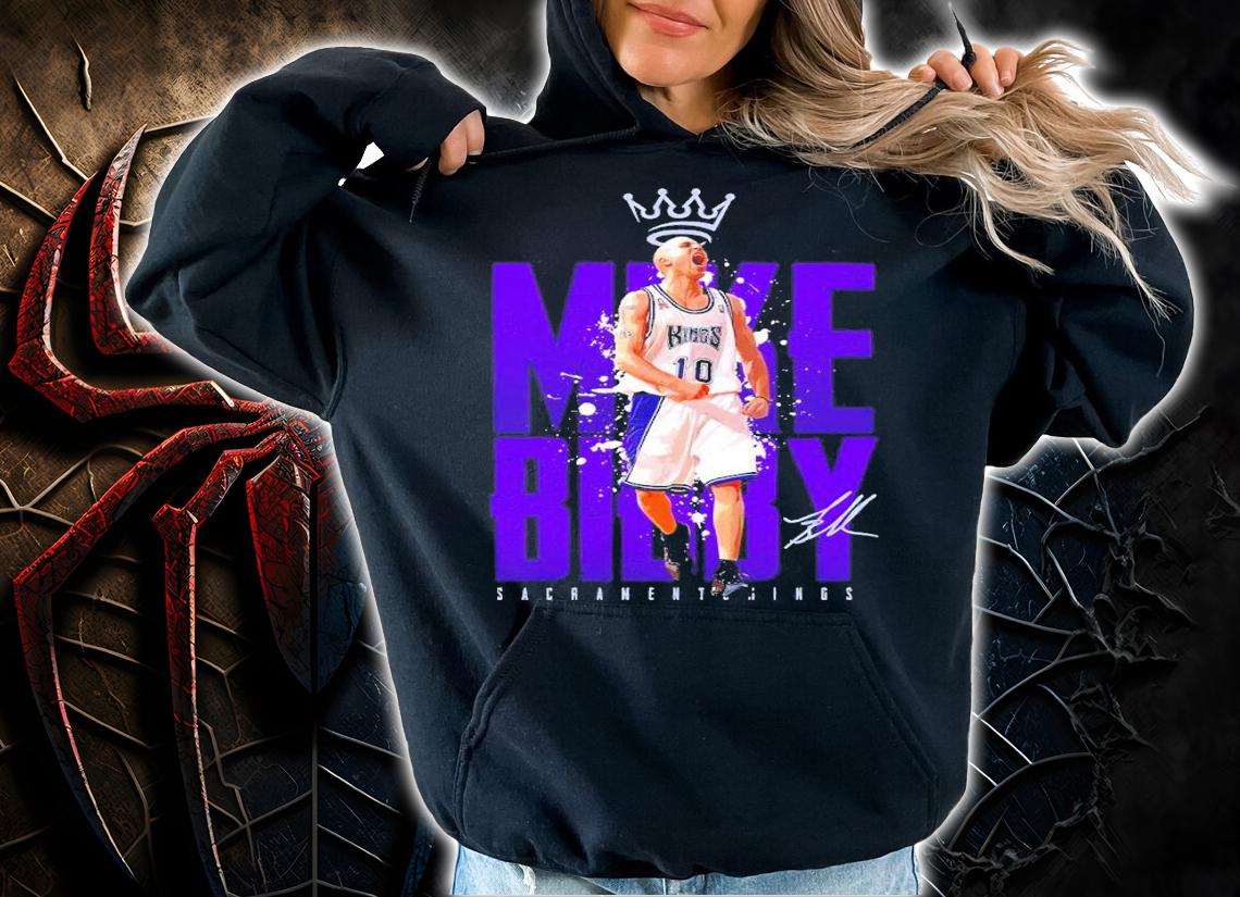 Mike Bibby Sacramento Kings Basketball Signatures Shirt