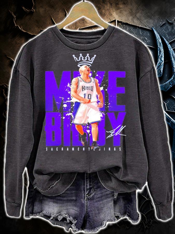 Mike Bibby Sacramento Kings Basketball Signatures Shirt