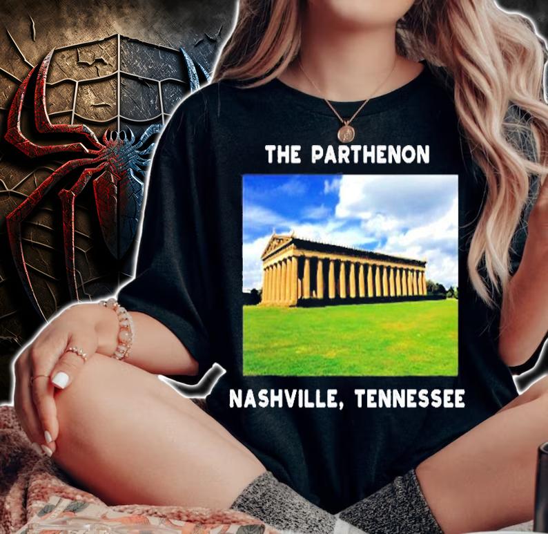 Nashville Tennessee Parthenon One American Landmark Design T-Shirt woman shirt