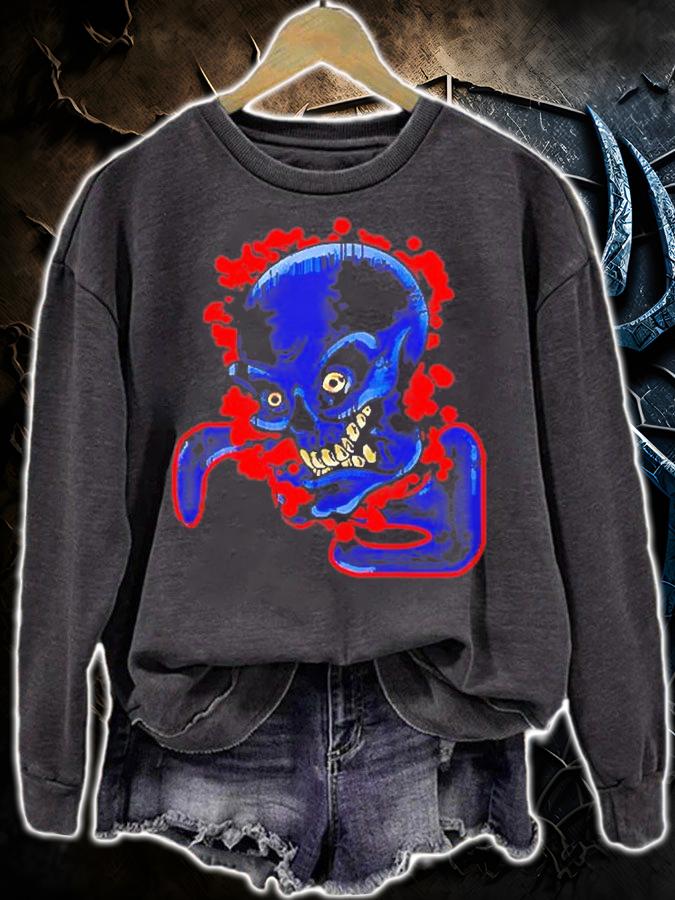 NY Giants Skull T-Shirt sweatshirt