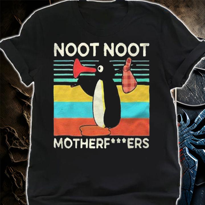 Pingu noot noot mother fuckers Vintage T-shirt