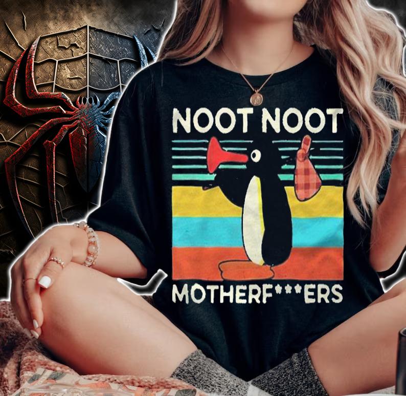 Pingu noot noot mother fuckers Vintage T-shirt