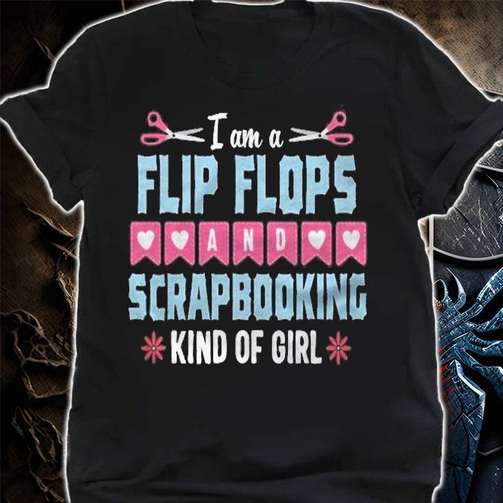 Scrapbooking Funny Flip Flops Crafting Scrapbook Hobby Gift Shirt shirt