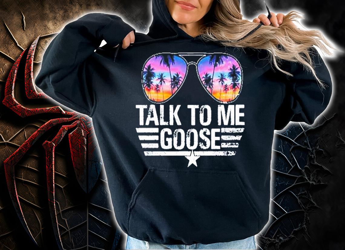 Talk To Me Goose Design Hawaiian Aloha T-Shirt