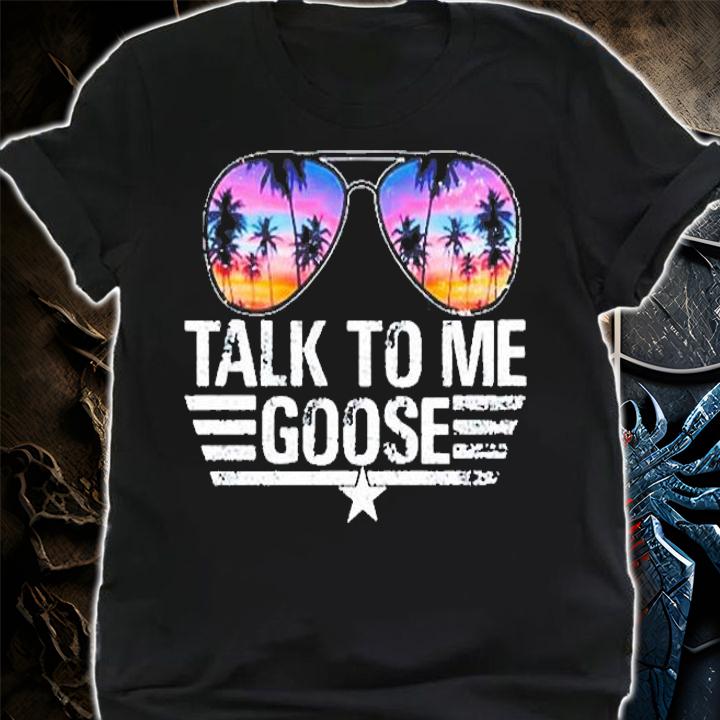 Talk To Me Goose Design Hawaiian Aloha T-Shirt