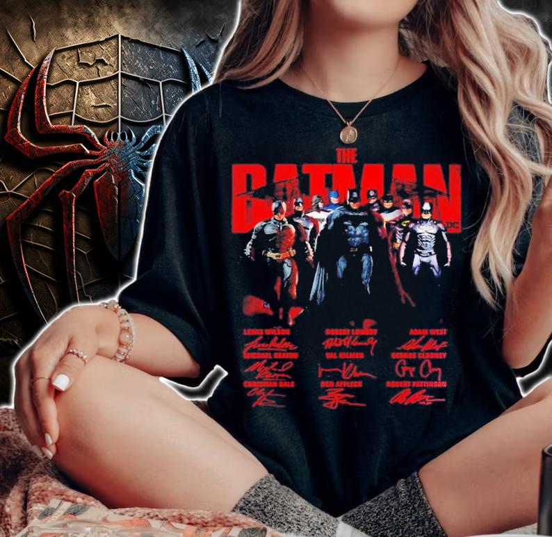 The Batman 2022 Signatures Shirt woman shirt