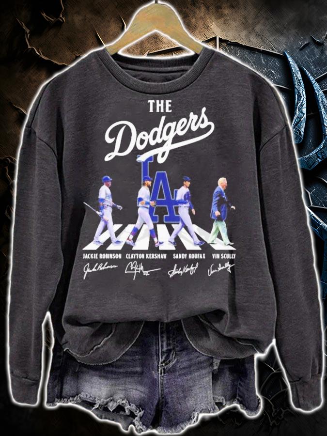 The Los Angeles Dodgers Baseball Team Abbey Road Signatures Shirt sweatshirt