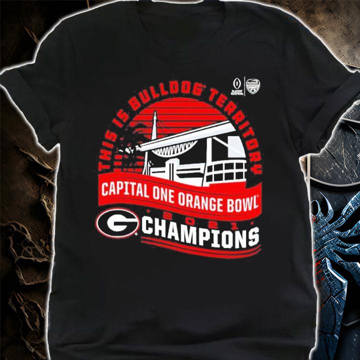 This Is Georgia Bulldogs Territory Capital One Orange Bowl 2021 Champions Shirt shirt