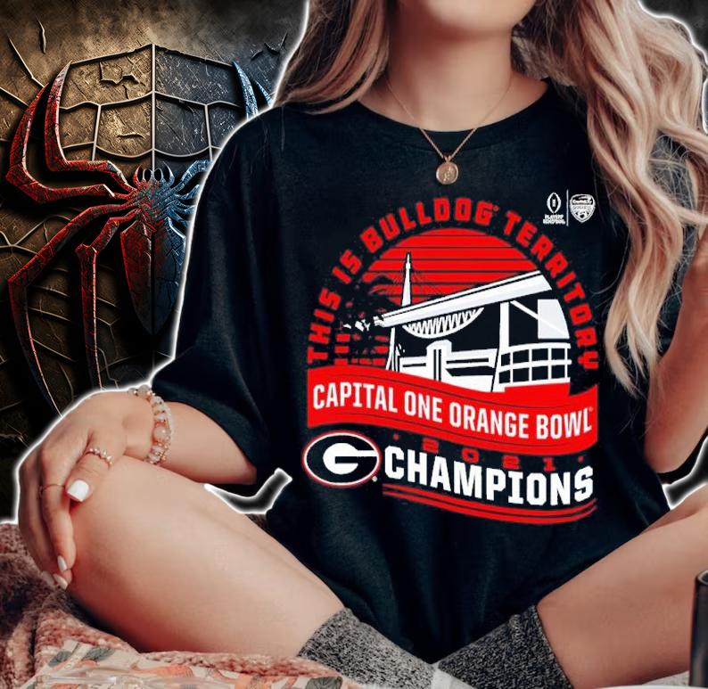 This Is Georgia Bulldogs Territory Capital One Orange Bowl 2021 Champions Shirt woman shirt