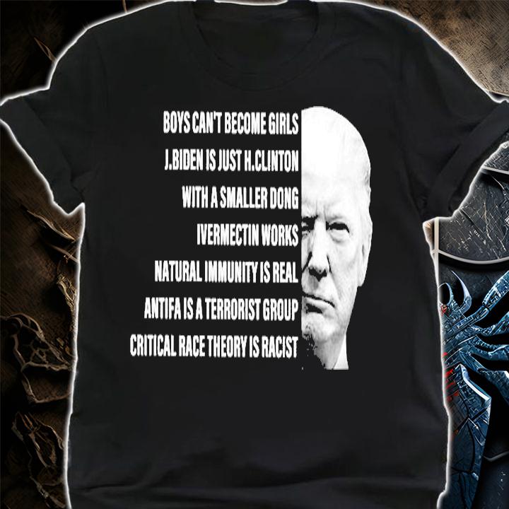 Trump boys can't become girls Joe Biden is just Hillary Clinton with a smaller dong ivermectin works shirt shirt