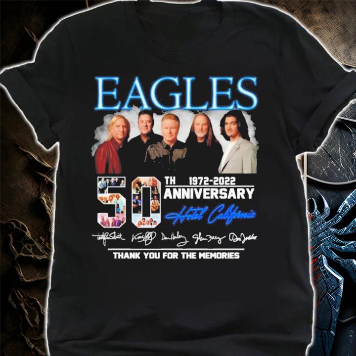 Eagles 50th Anniversary 1972-2022 Signatures Thank You For The Memories Shirt shirt