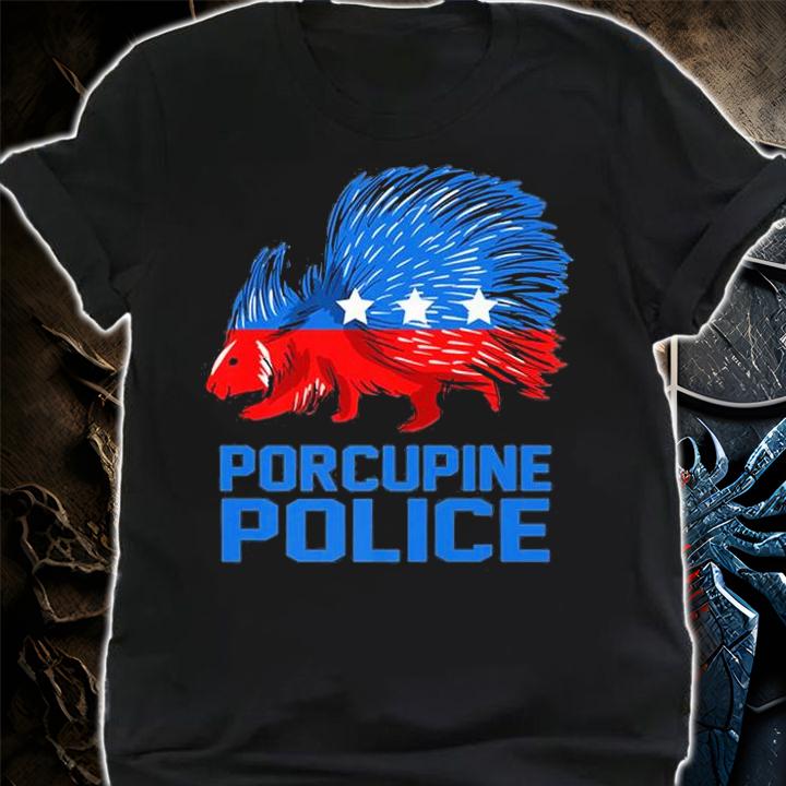 Porcupine Police - Nature Animal Rodent Porcupine T-Shirt