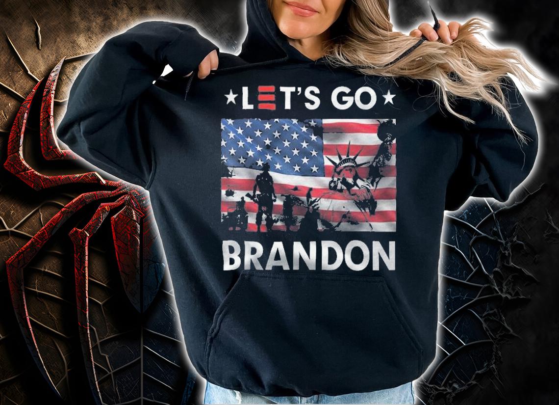 Statue Of Liberty Let's Go Brandon T-Shirt hoodie