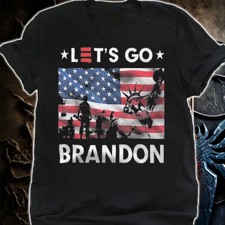 Statue Of Liberty Let's Go Brandon T-Shirt shirt