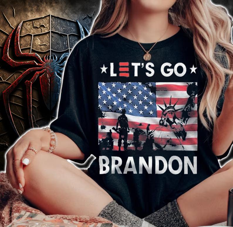 Statue Of Liberty Let's Go Brandon T-Shirt woman shirt