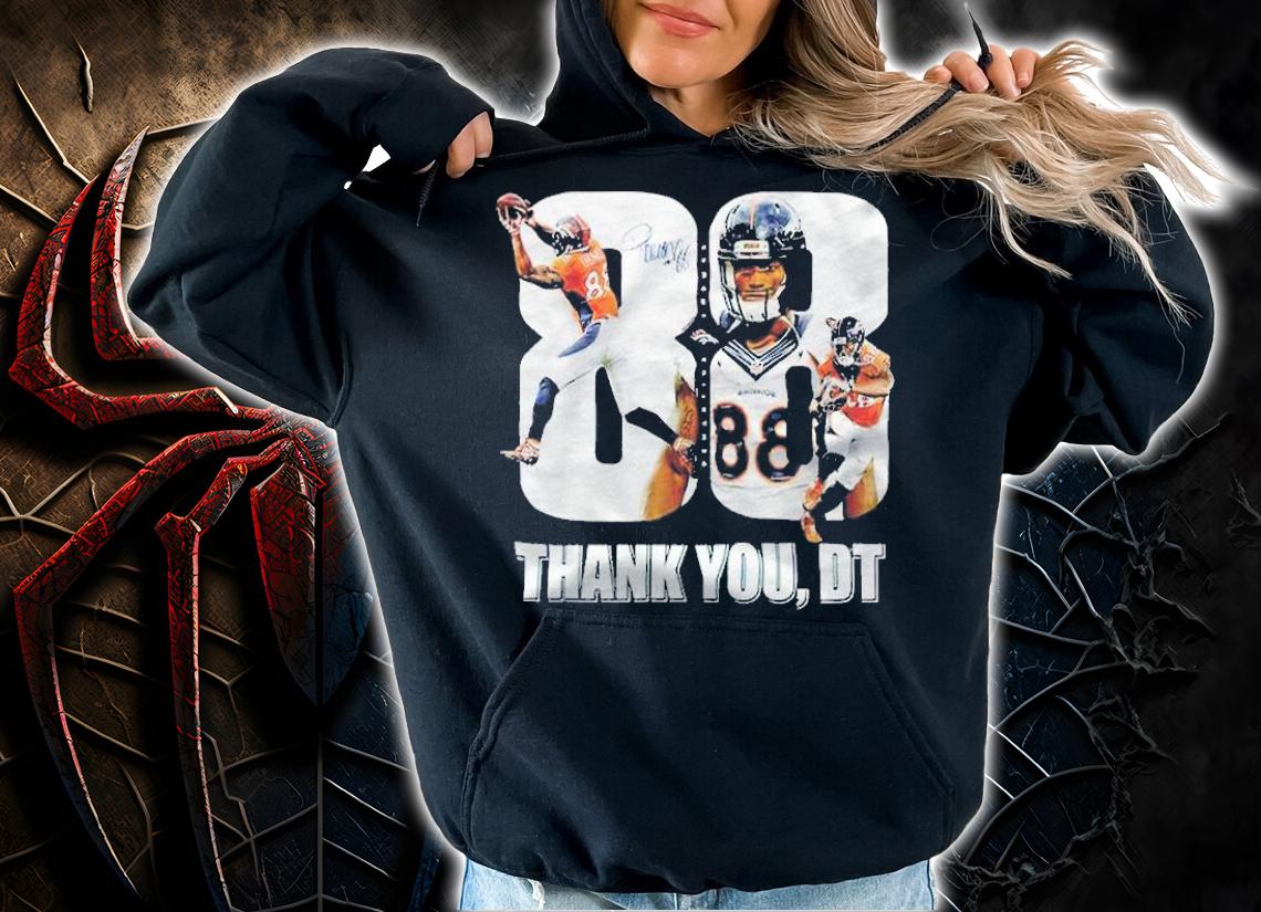 Thank you Demaryius Thomas signature T-shirt