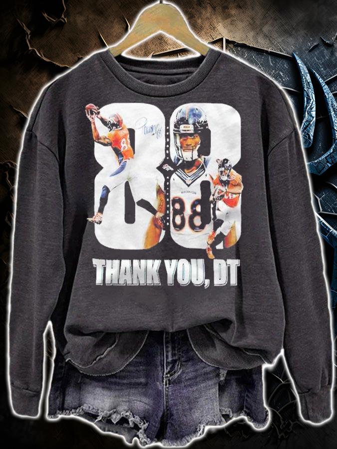Thank you Demaryius Thomas signature T-shirt