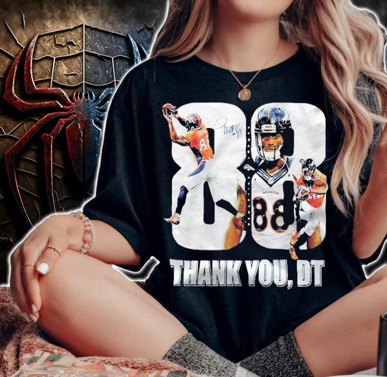 Thank you Demaryius Thomas signature T-shirt