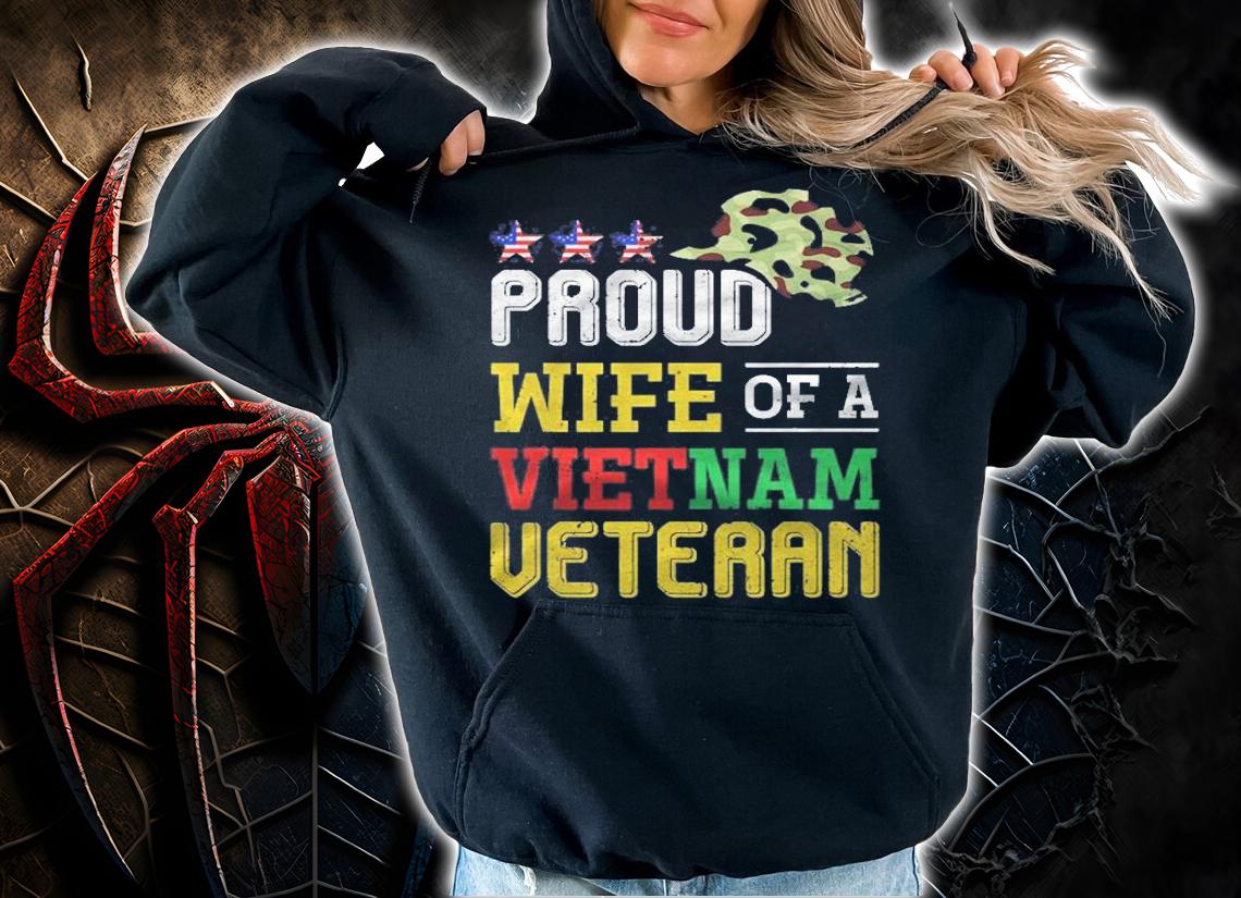 Vietnam Veteran Wife Gift Veterans Day Shirt