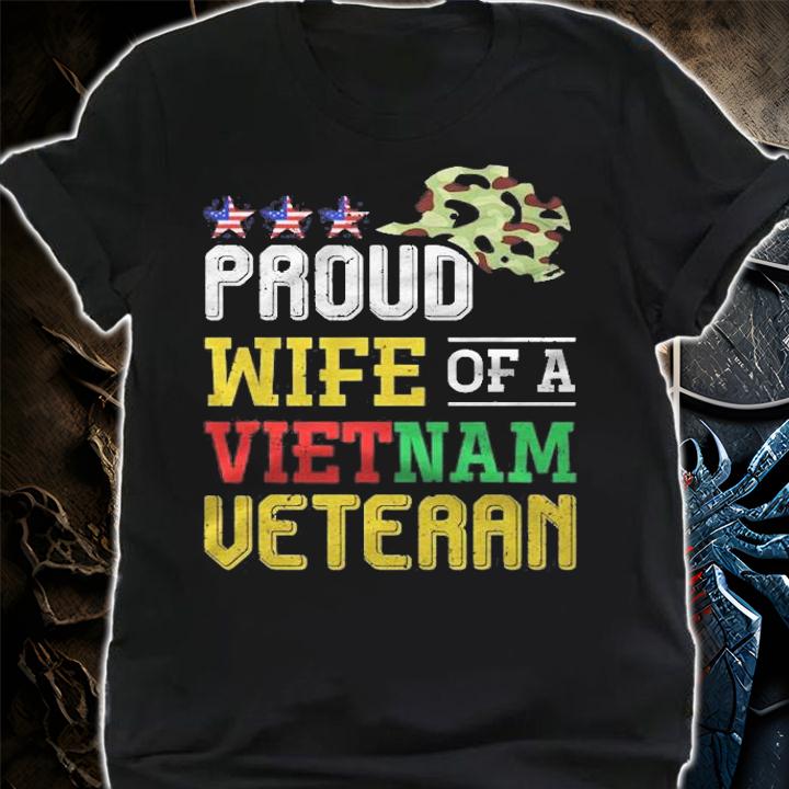 Vietnam Veteran Wife Gift Veterans Day Shirt
