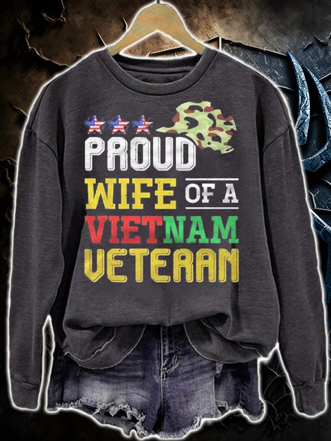 Vietnam Veteran Wife Gift Veterans Day Shirt