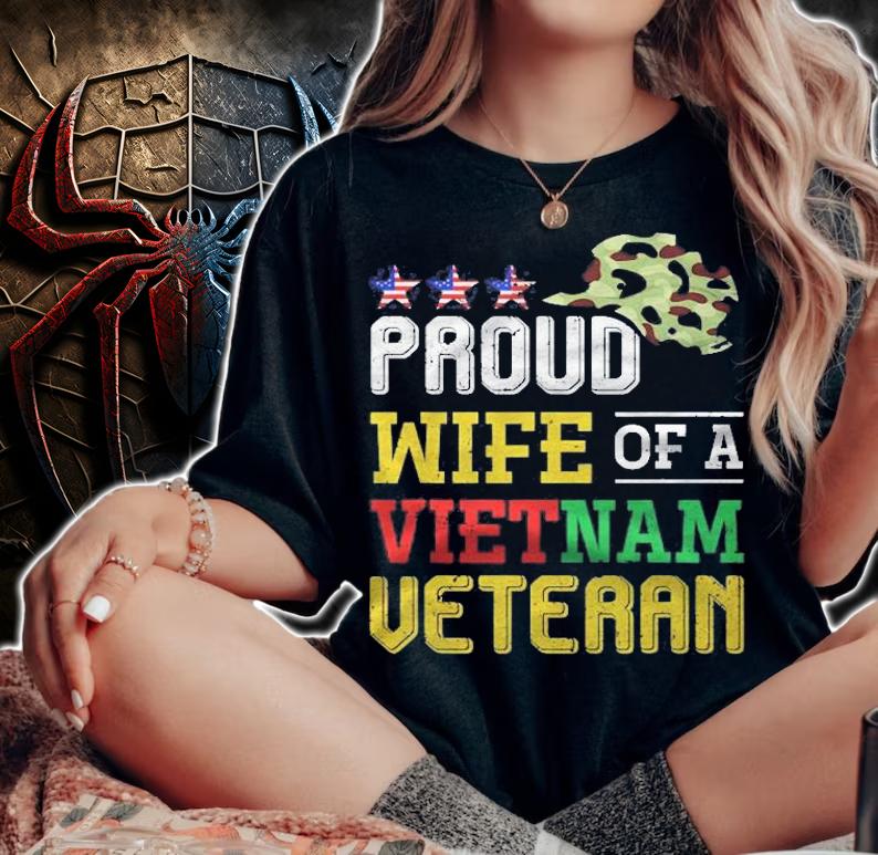 Vietnam Veteran Wife Gift Veterans Day Shirt