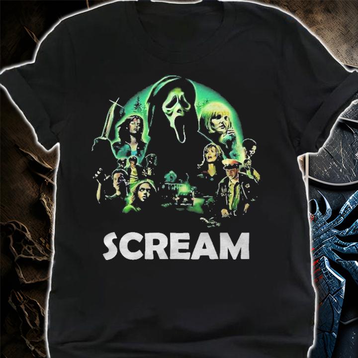 Scream Ghostface Creepy Halloween 80S Horror Movie Classic T-shirt shirt