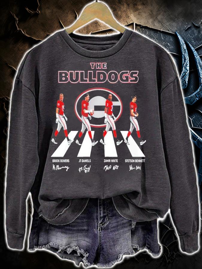 The Georgia Bulldogs Football Team Abbey Road Signatures Shirt