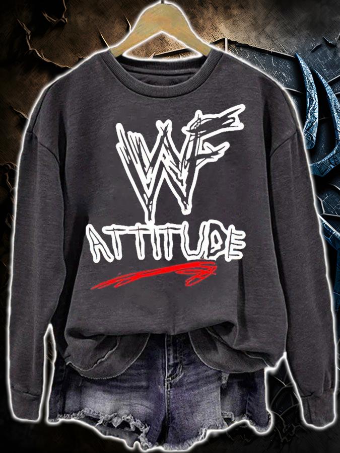 Vintage WWF Attitude Era Shirt sweatshirt