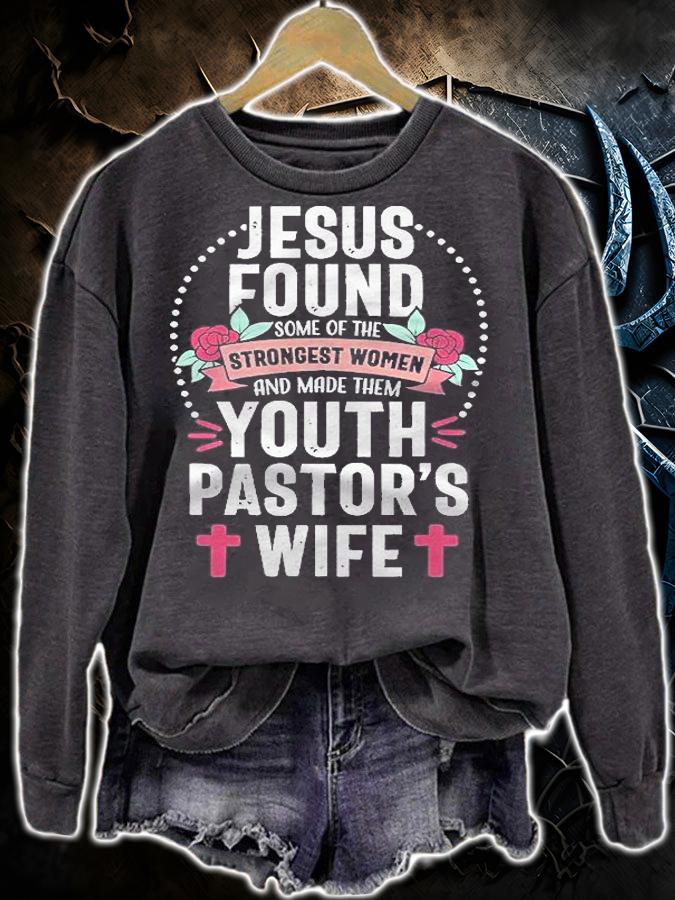 Youth Pastor Wife Jesus Christian Church Appreciation Gift Shirt sweatshirt