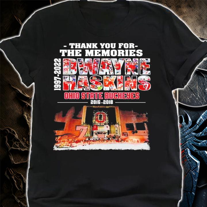 Dwayne Haskins Thank You For The Memories Ohio State Buckeys T-Shirt