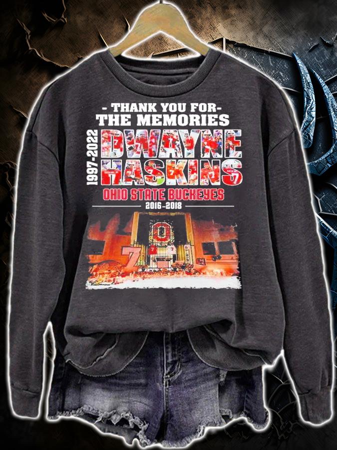Dwayne Haskins Thank You For The Memories Ohio State Buckeys T-Shirt