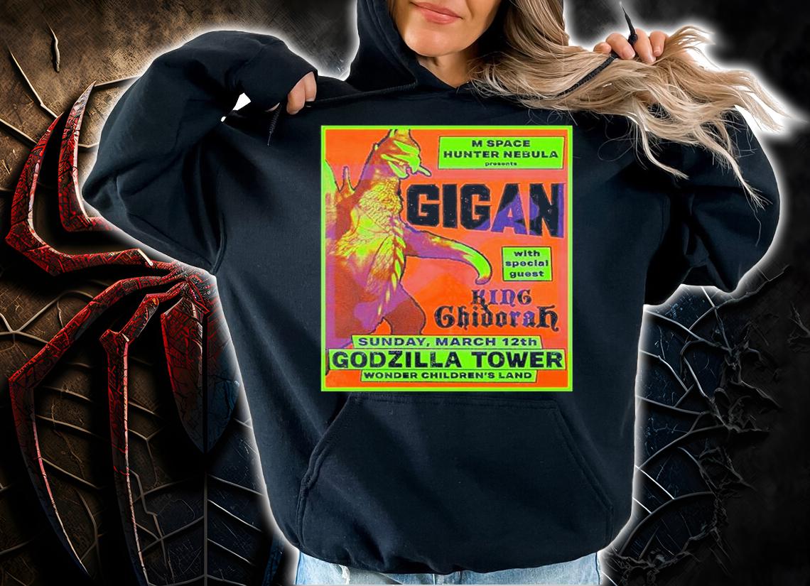 Gigan Flyer Godzilla Toho T-Shirt hoodie