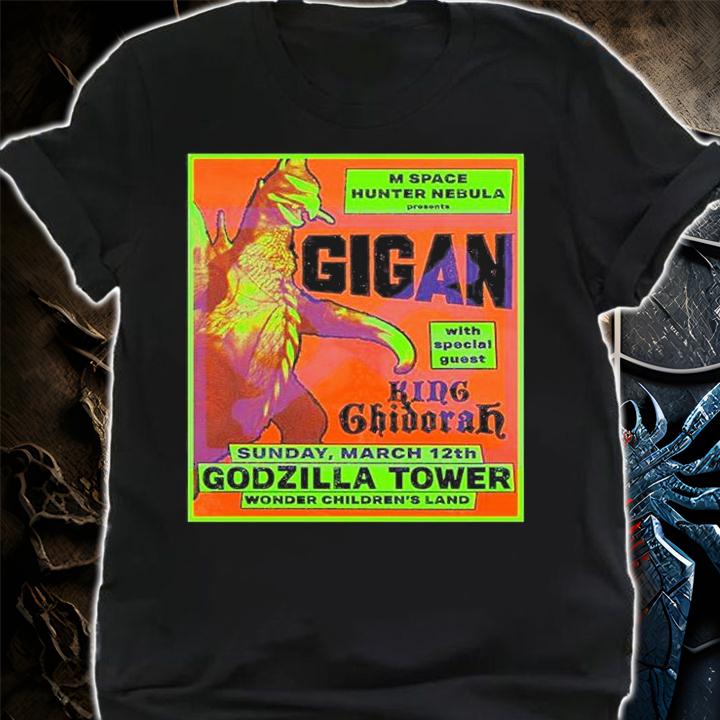 Gigan Flyer Godzilla Toho T-Shirt shirt